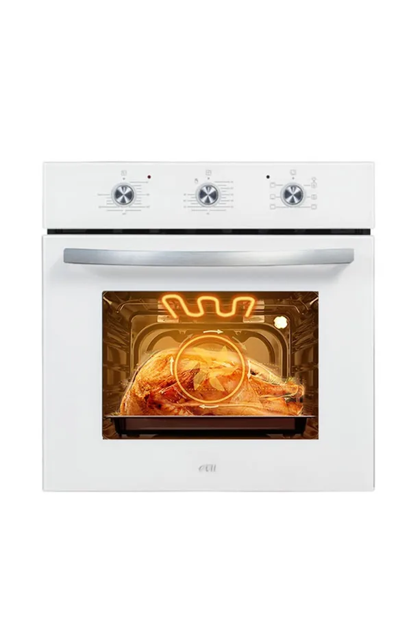 Çetintaş W5212 Beyaz Cam Ankastre Fırın