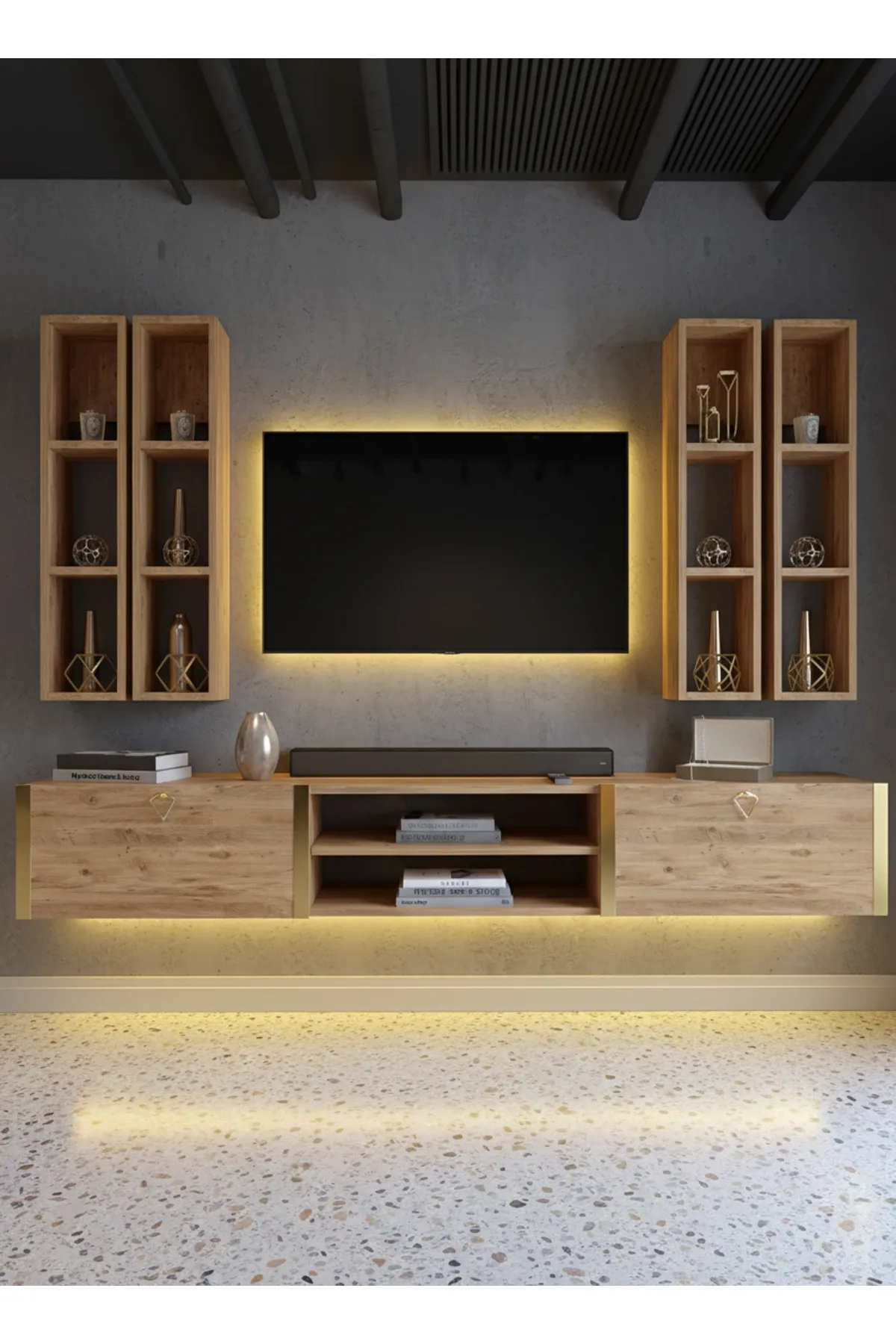 Karnaval Tv Ünitesi - Çam - GL13801-6