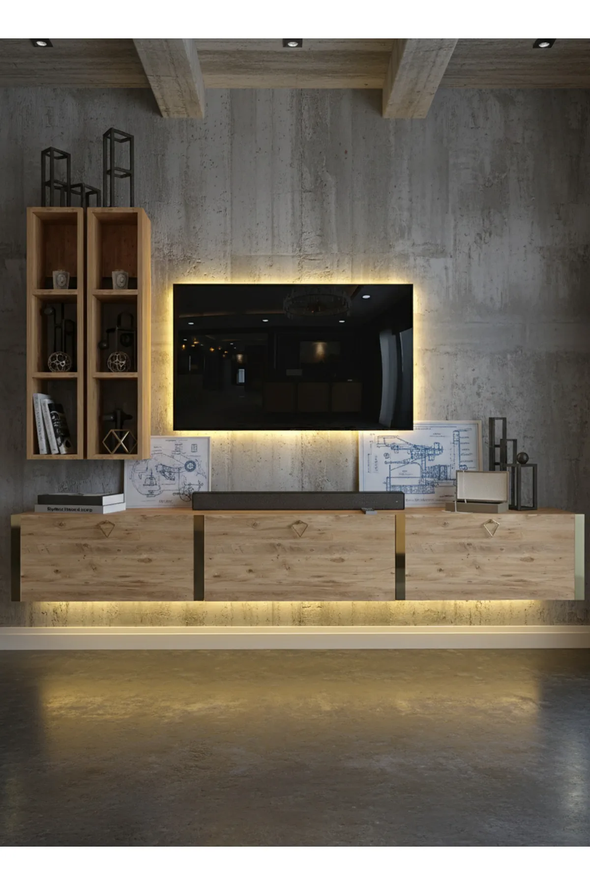 Karnaval Tv Ünitesi - Çam - A6-GL13803-6