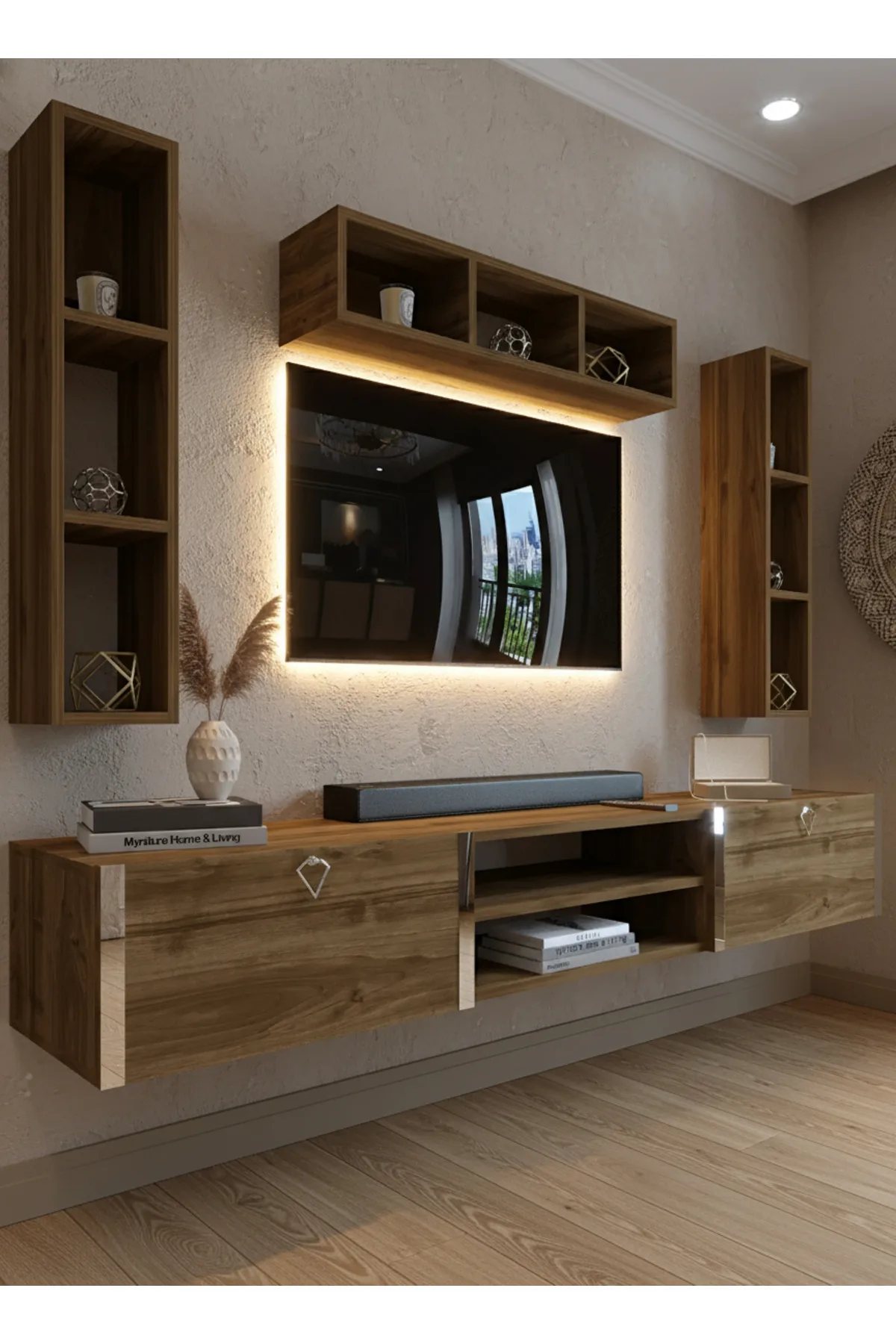 Karnaval Tv Ünitesi - Ceviz - A6-SL13806-2