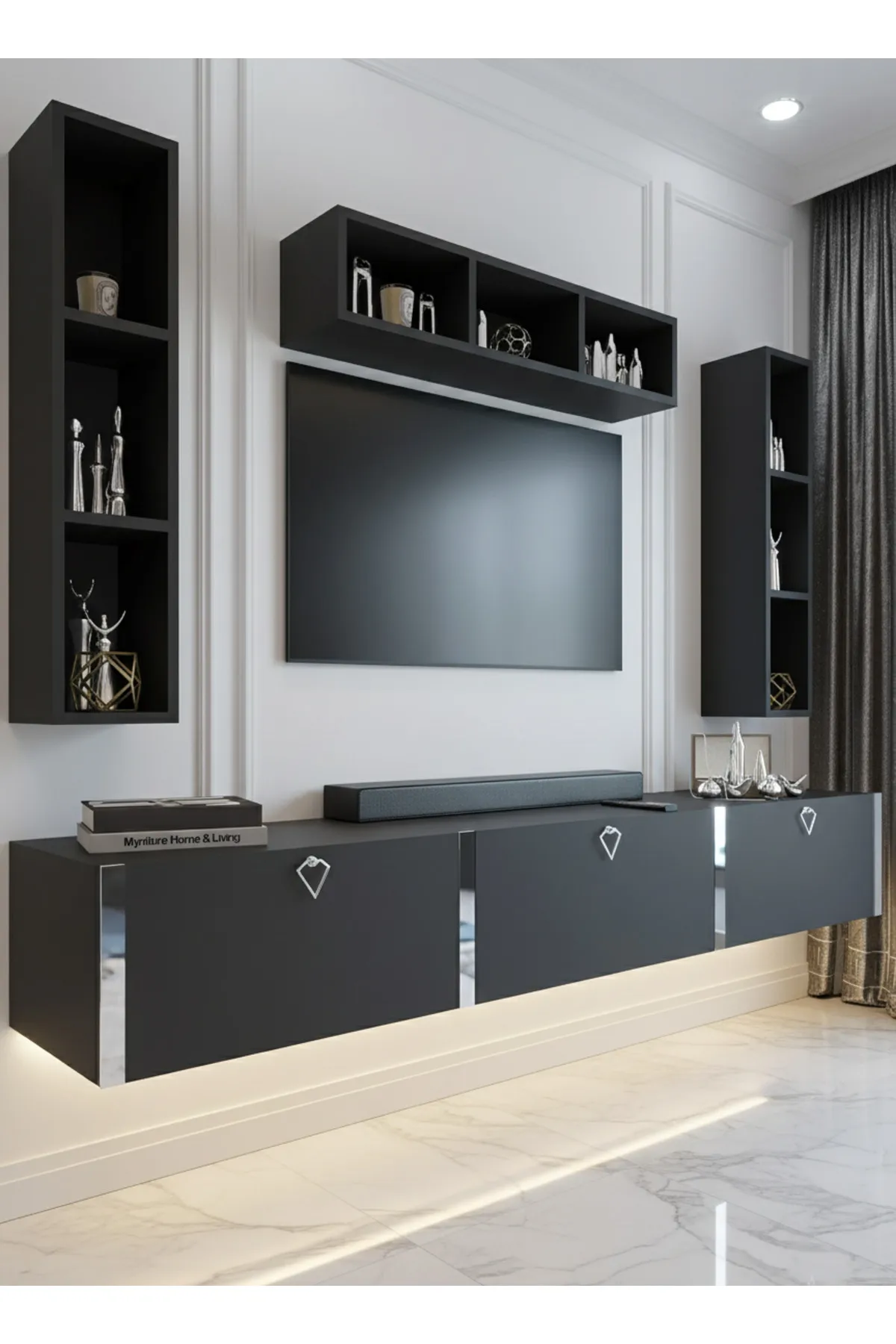 Karnaval Tv Ünitesi - Antrasit - A6-SL13007-4