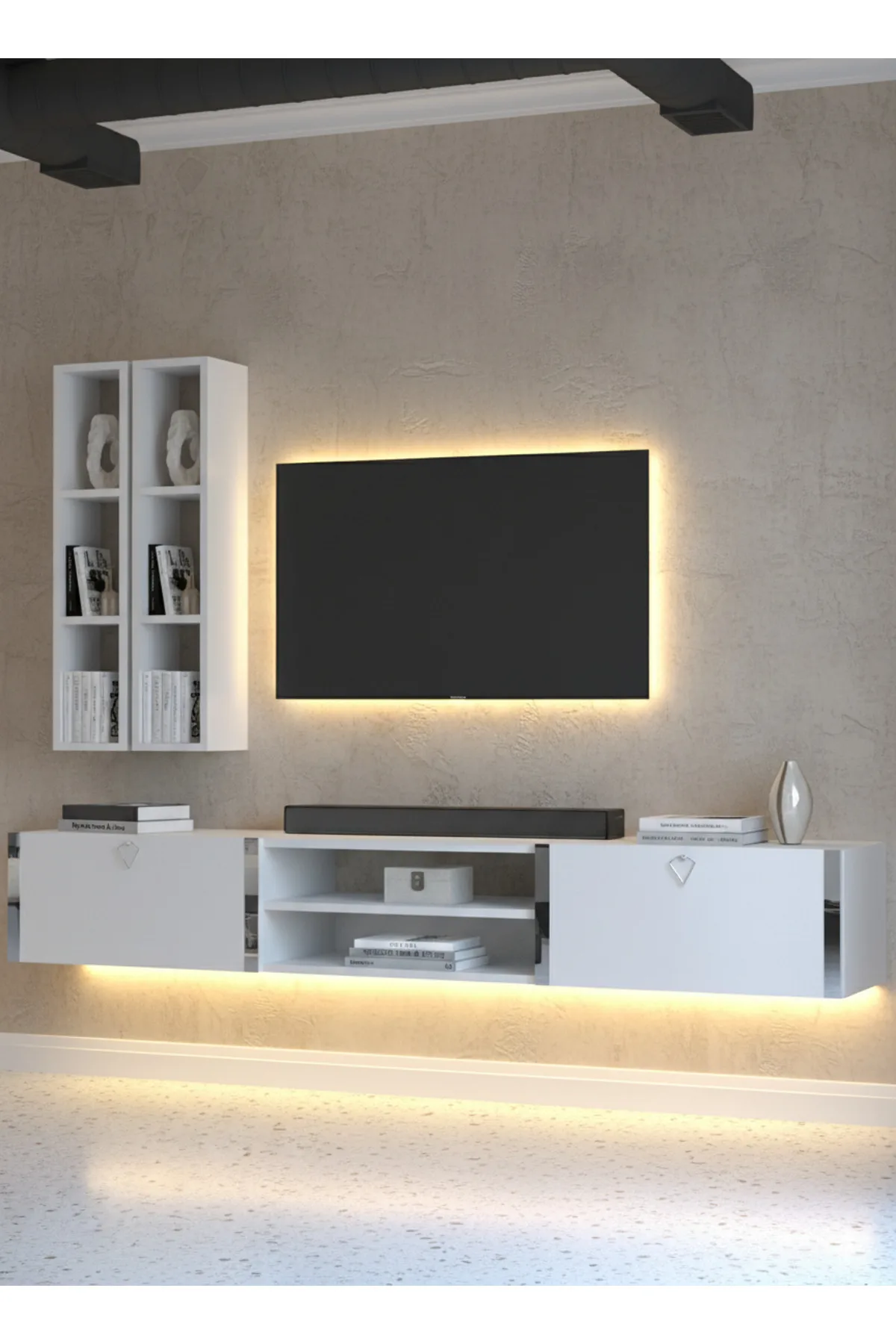 Karnaval Tv Ünitesi - Beyaz - SL13000-1