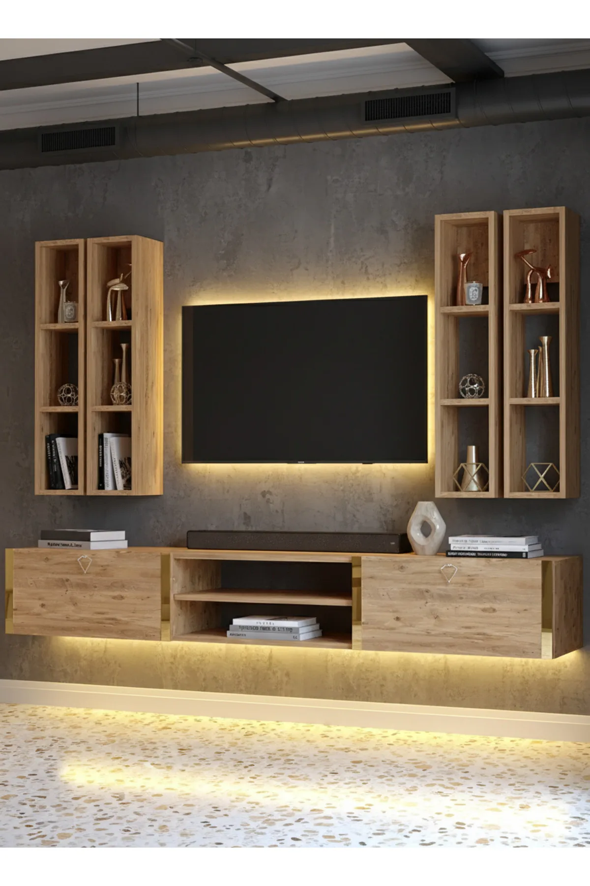Karnaval Tv Ünitesi - Çam - GL13001-6