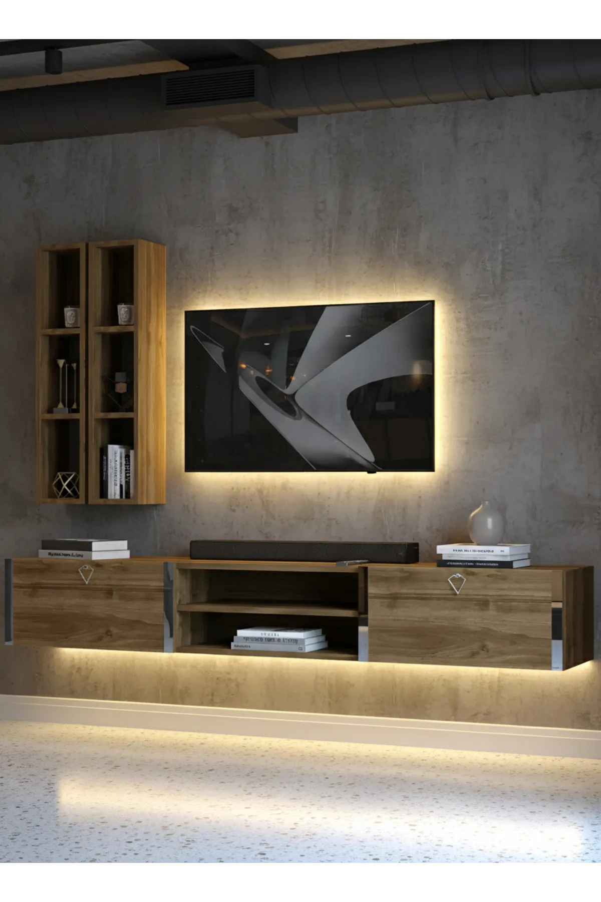 Karnaval Tv Ünitesi - Ceviz - SL13000-2