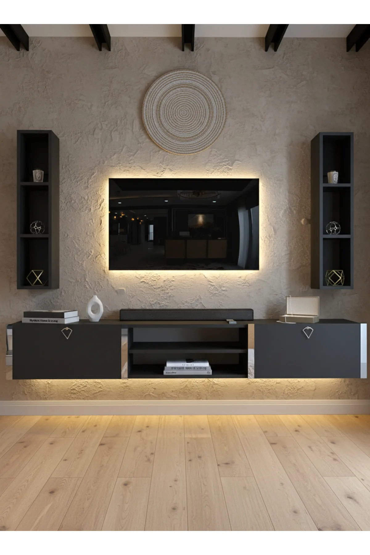 Karnaval Tv Ünitesi - Antrasit - A6-SL13806-4