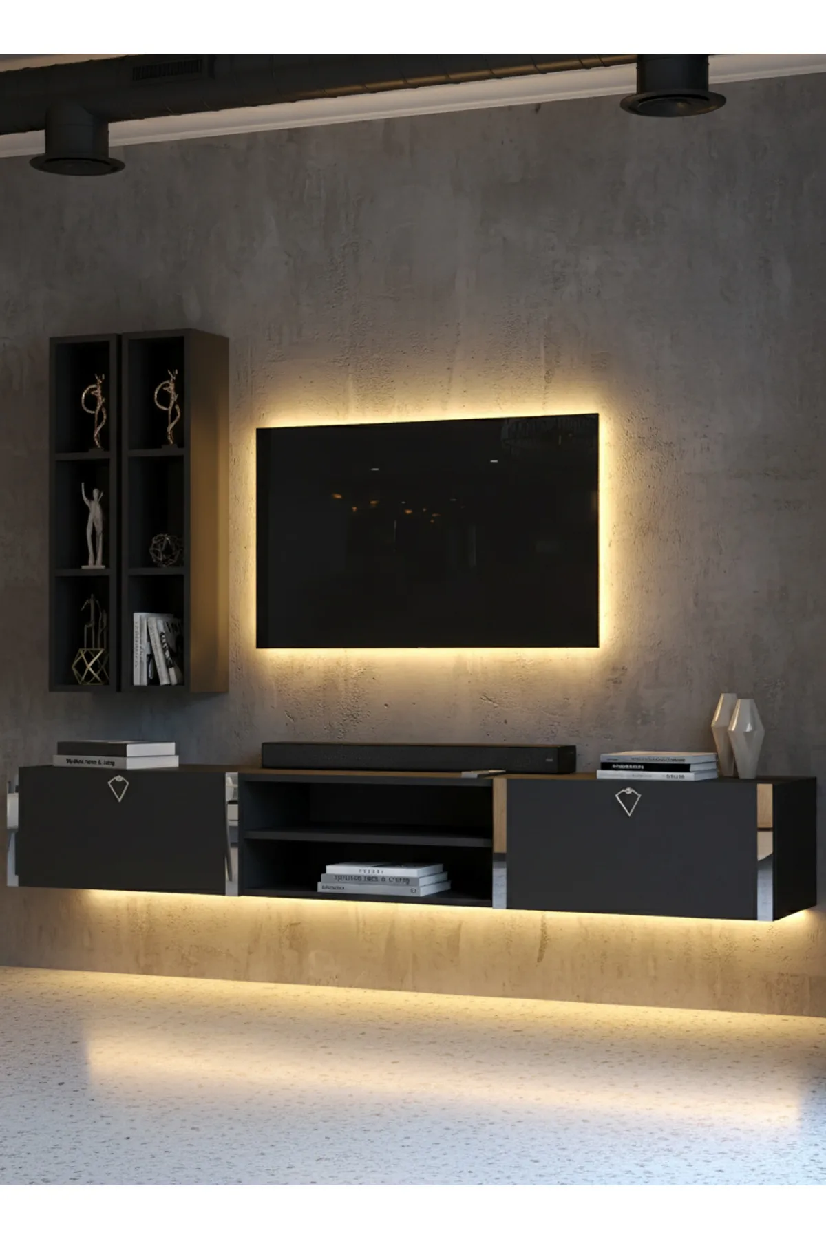 Karnaval Tv Ünitesi - Antrasit - SL13000-4