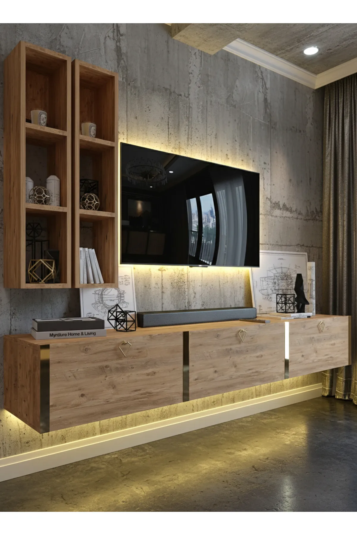Karnaval Tv Ünitesi - Çam - A6-GL13003-6