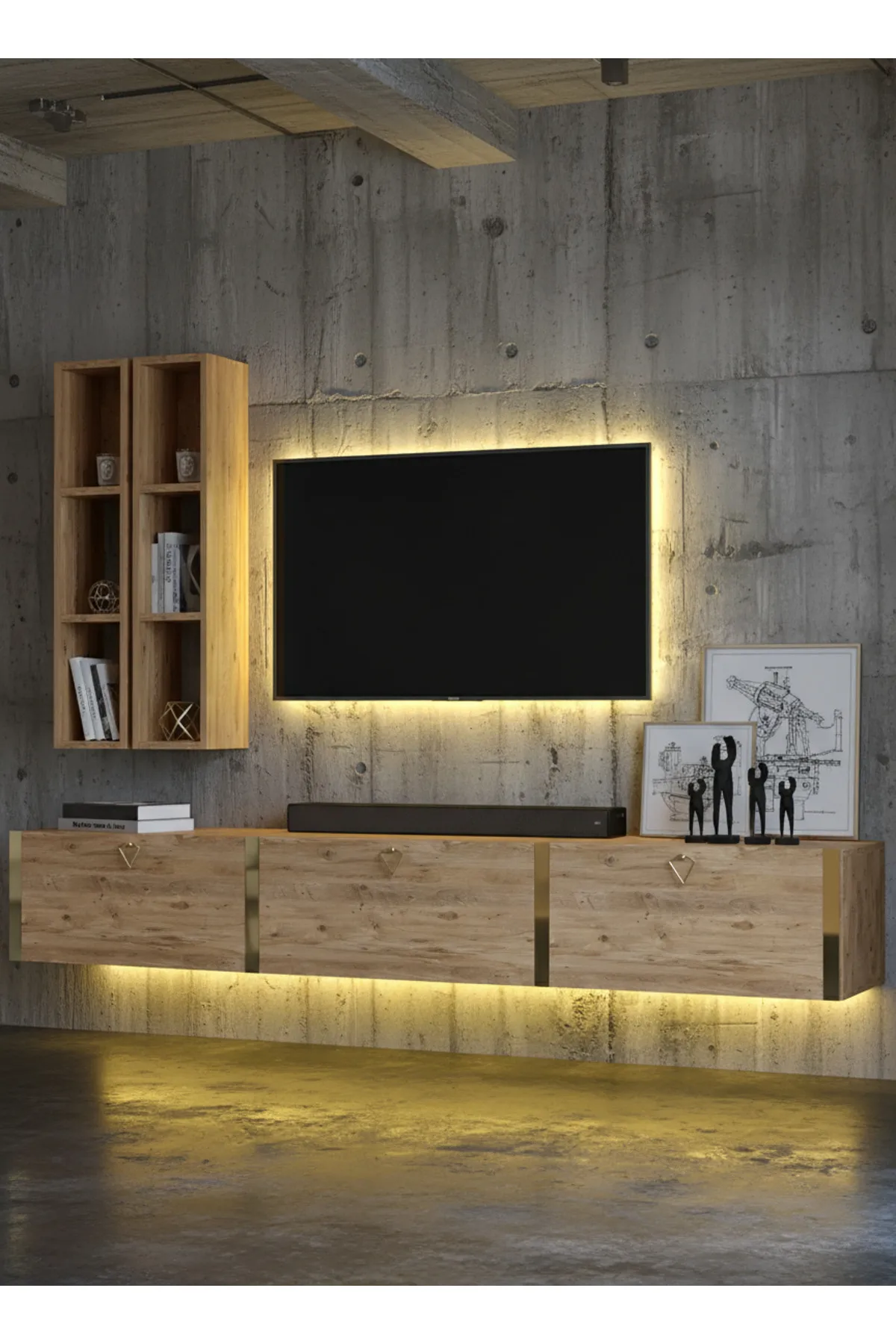 Karnaval Tv Ünitesi - Çam - A6-GL13003-6