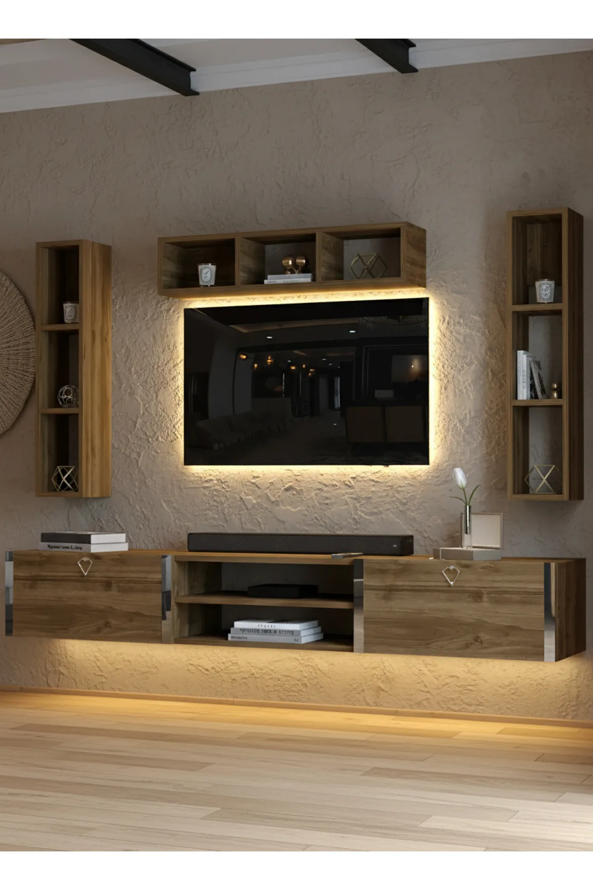 Karnaval Tv Ünitesi - Ceviz - A6-SL13006-2