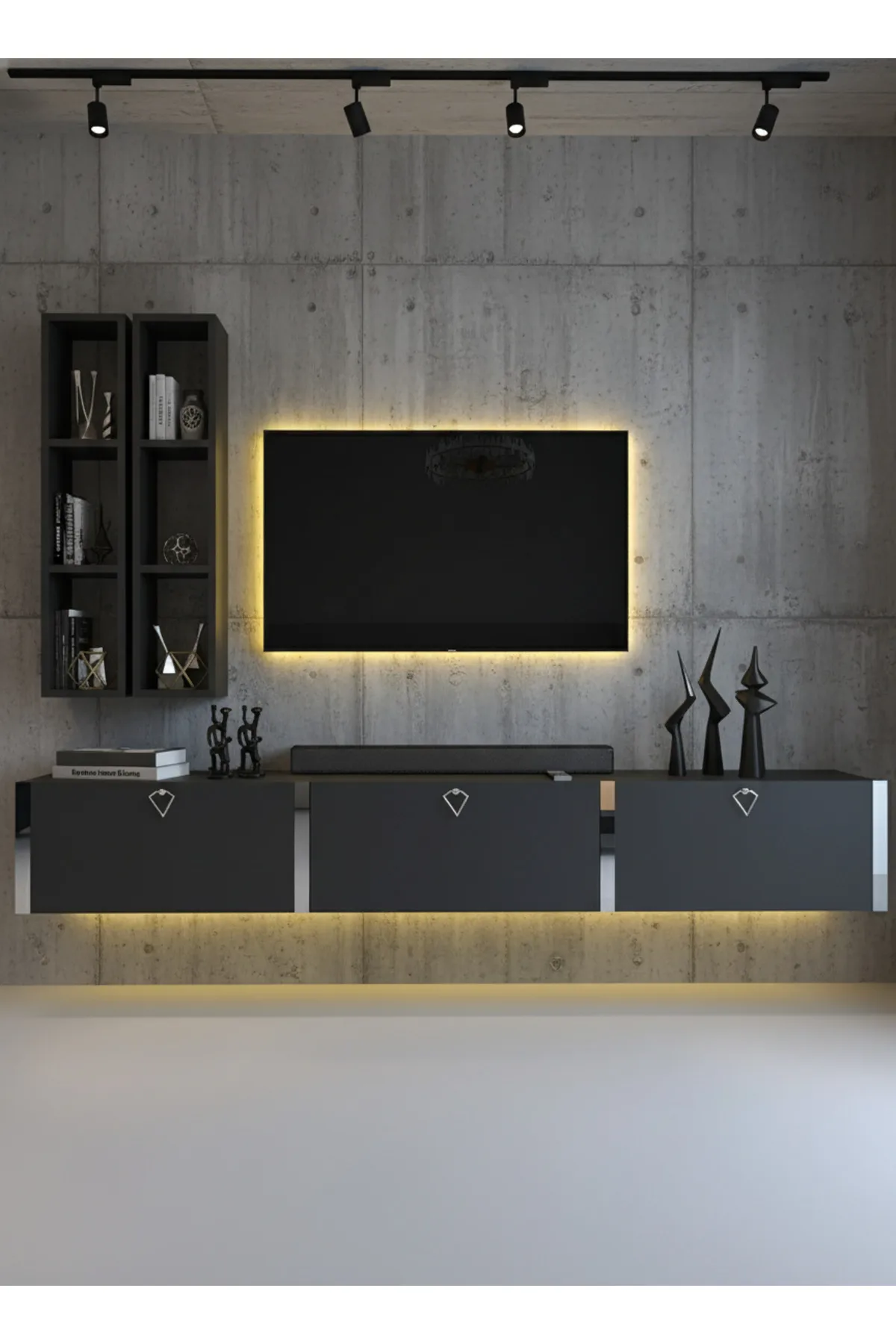 Karnaval Tv Ünitesi - Antrasit - A6-SL13003-4