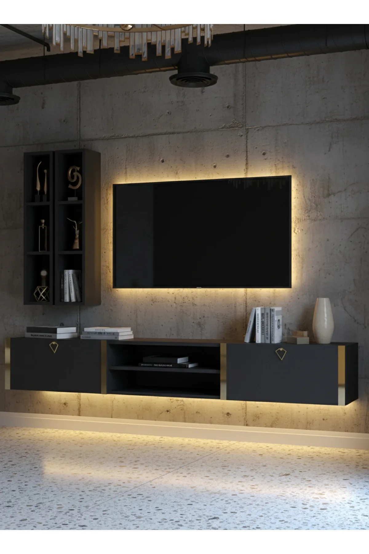 Karnaval Tv Ünitesi - Antrasit - GL13800-4