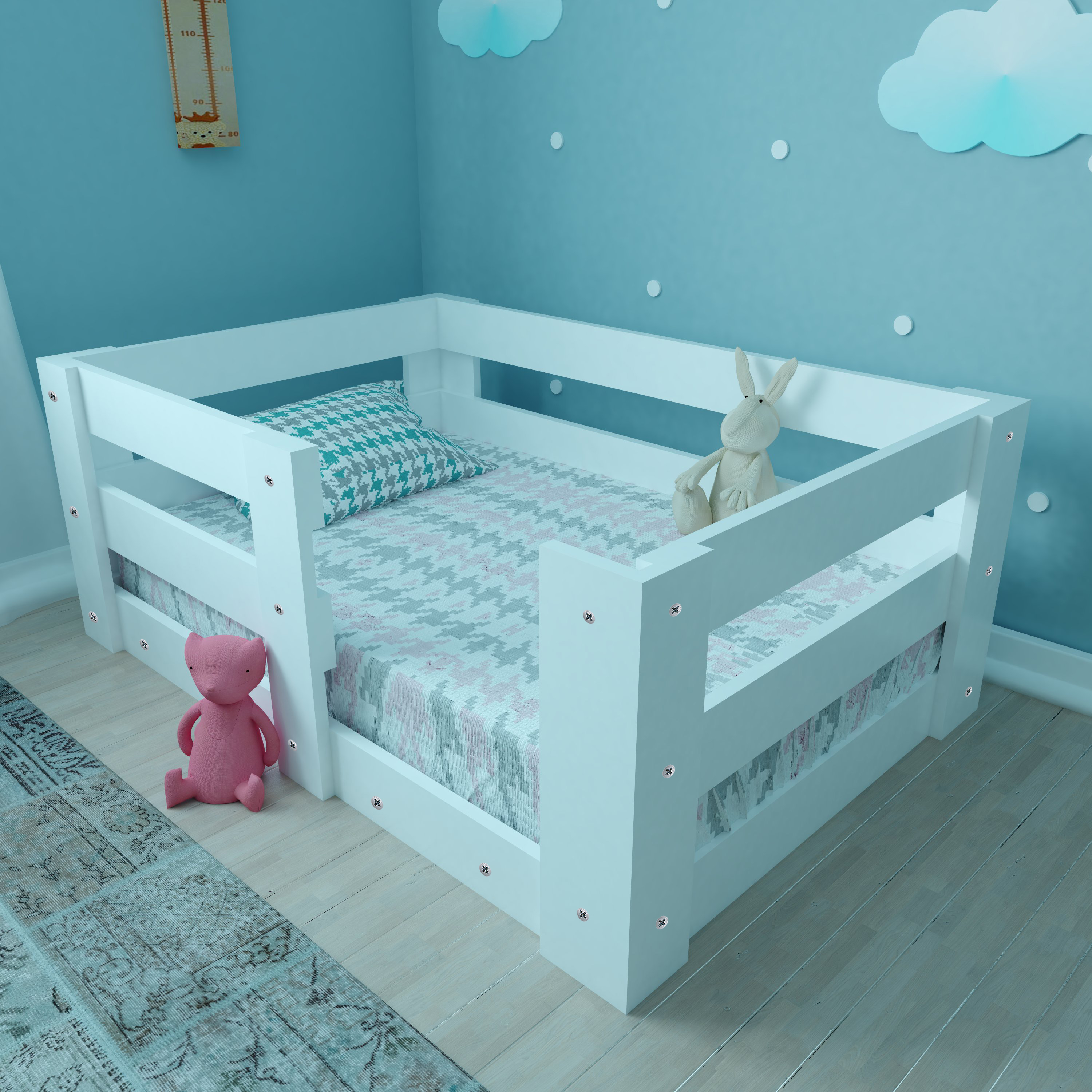 NİNNİMO MONTESSORİ 70X110 YATAK UYUMLU MDF KARYOLA MY19 70X110