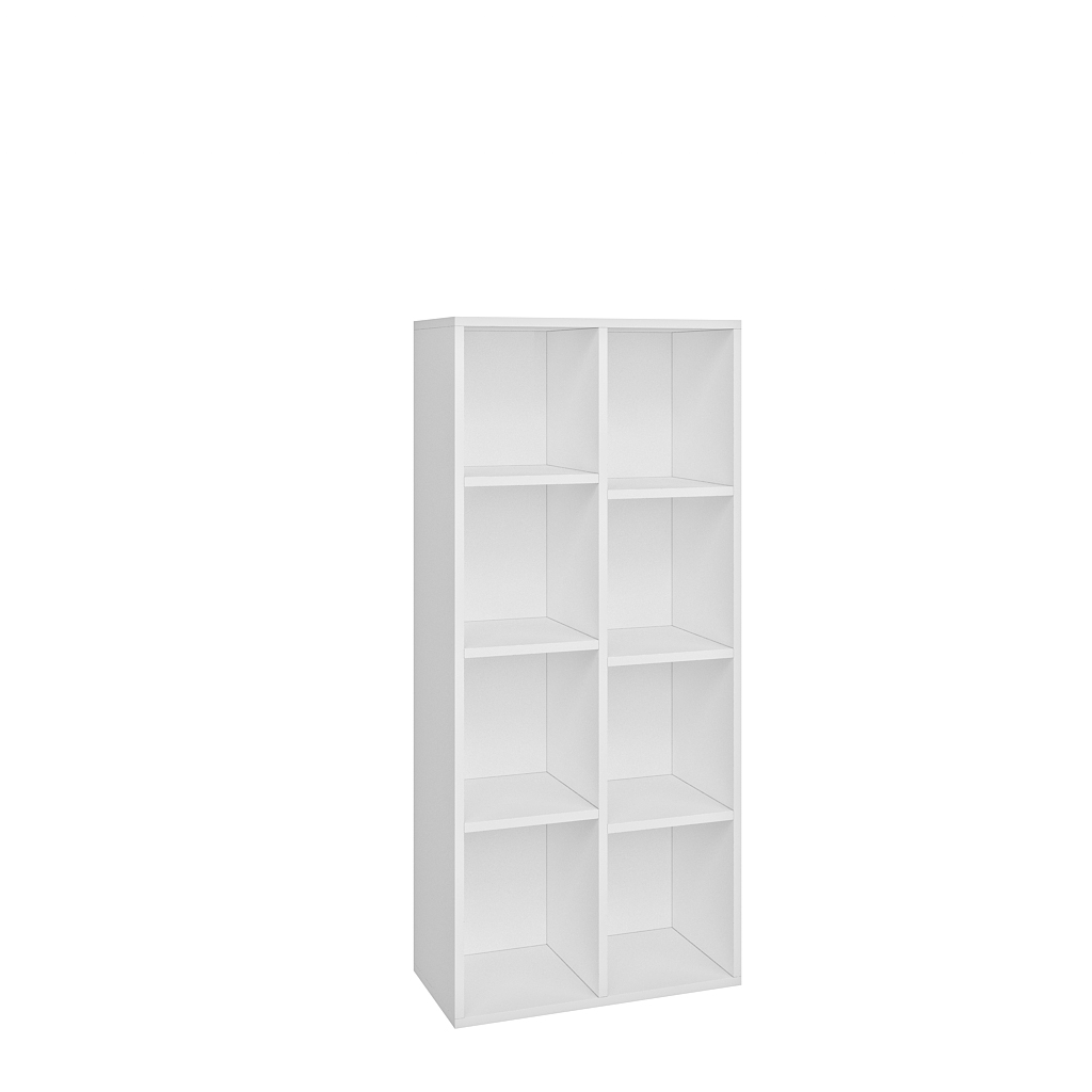 Mirror Beyaz MDF Kitaplık