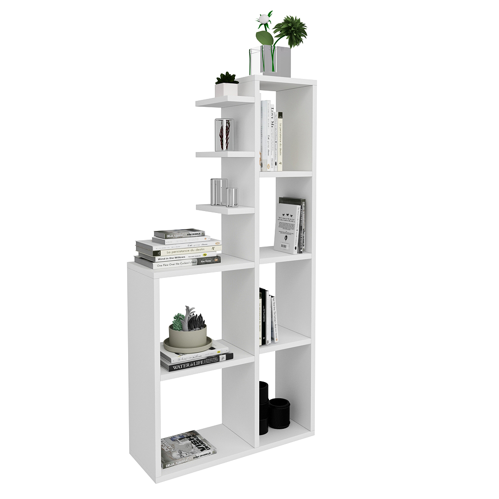 Dalen Beyaz Mdf Kitaplık
