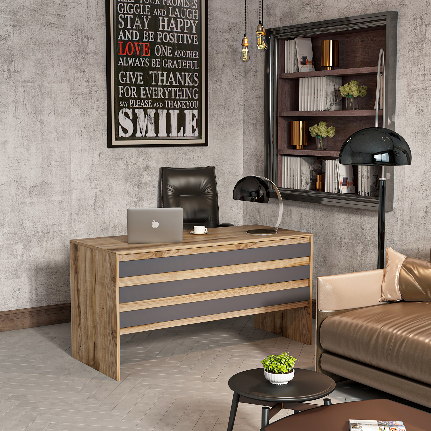 Jeff Çalışma Masası Concept Çırağan 60x120 Ofis Bilgisayar Masası