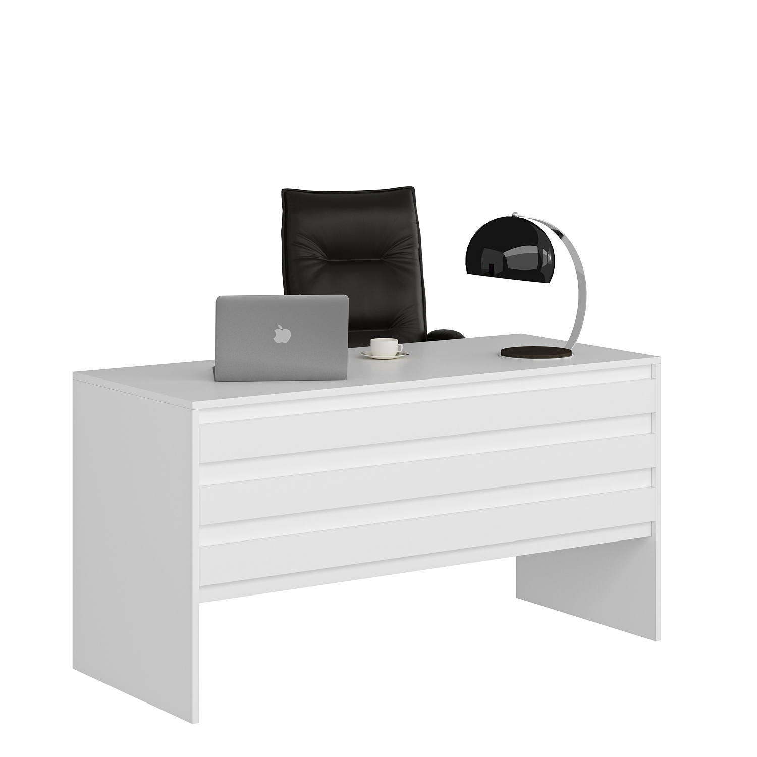 Jeff Çalışma Masası Concept Beyaz  60x120 Ofis Bilgisayar Masası