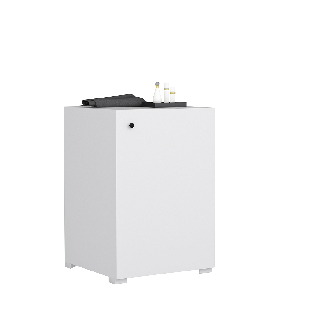 SLN Kurutma Makinesi Çamaşır Makinesi Dolabı Beyaz MDF