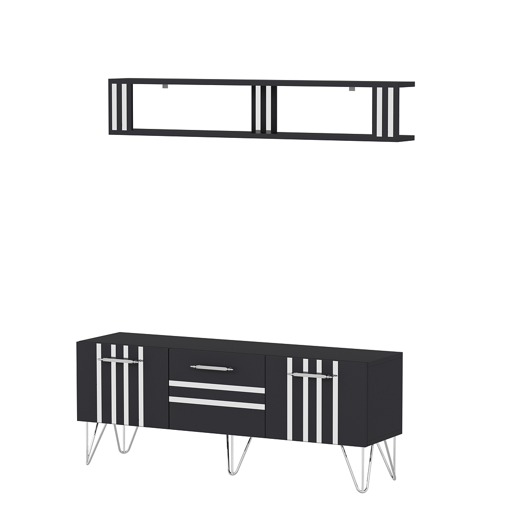 HILT TV ÜNİTESİ - 4 (GÜMÜŞ)