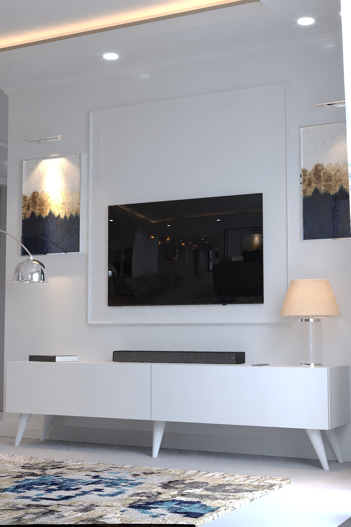 KARNAVAL TV ÜNİTESİ - A1-W1003-1 BEYAZ