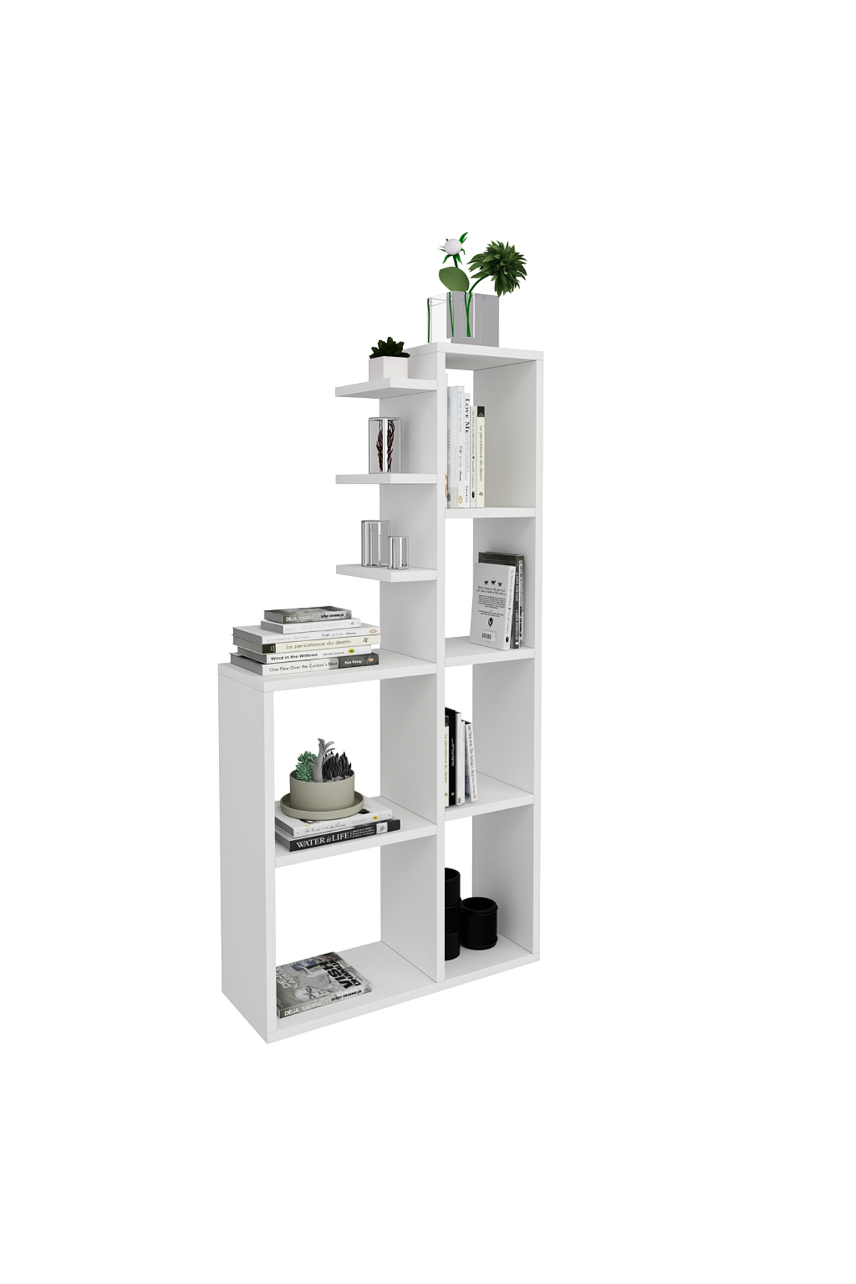 Dalen Beyaz Mdf Kitaplık