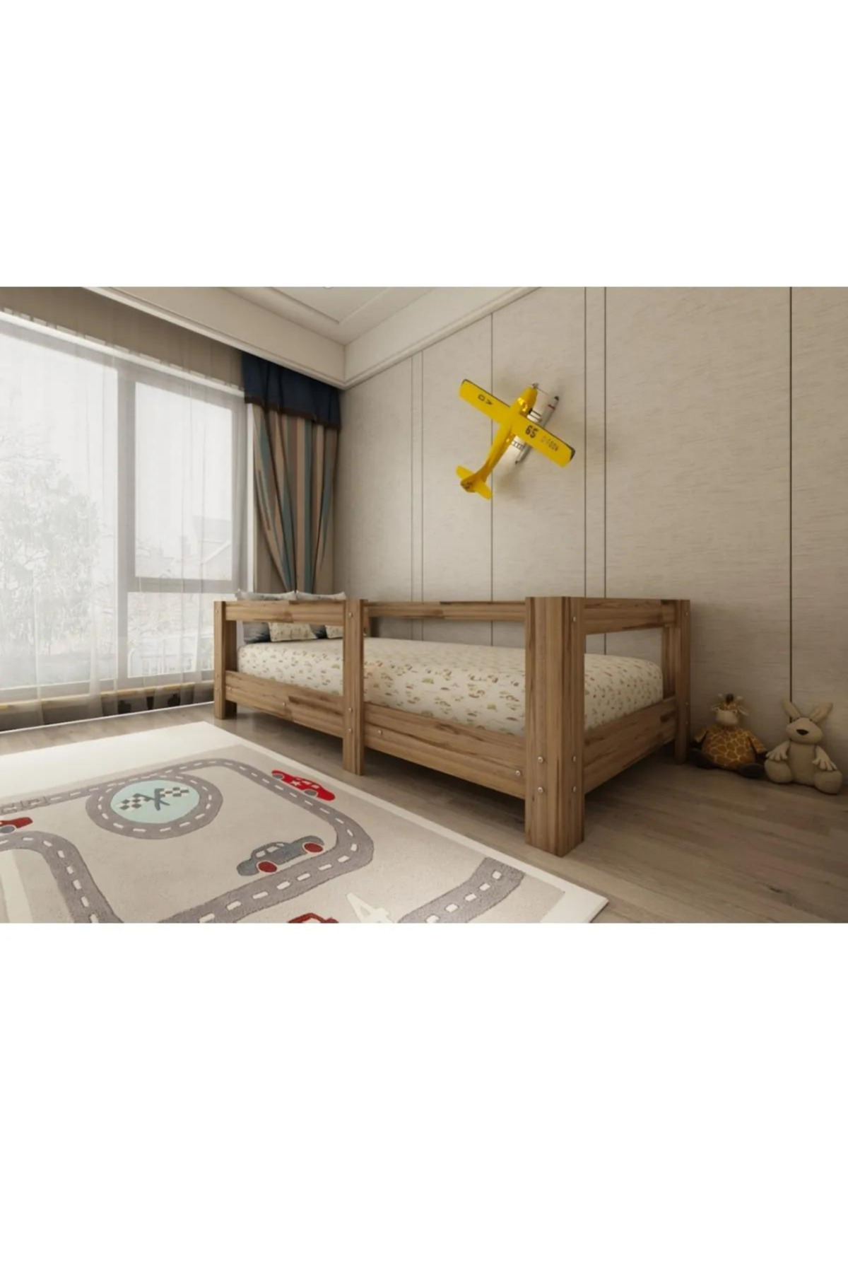 Montessori Çırağan Çocuk Karyolası 90x190 Yatak Uyumlu Y2