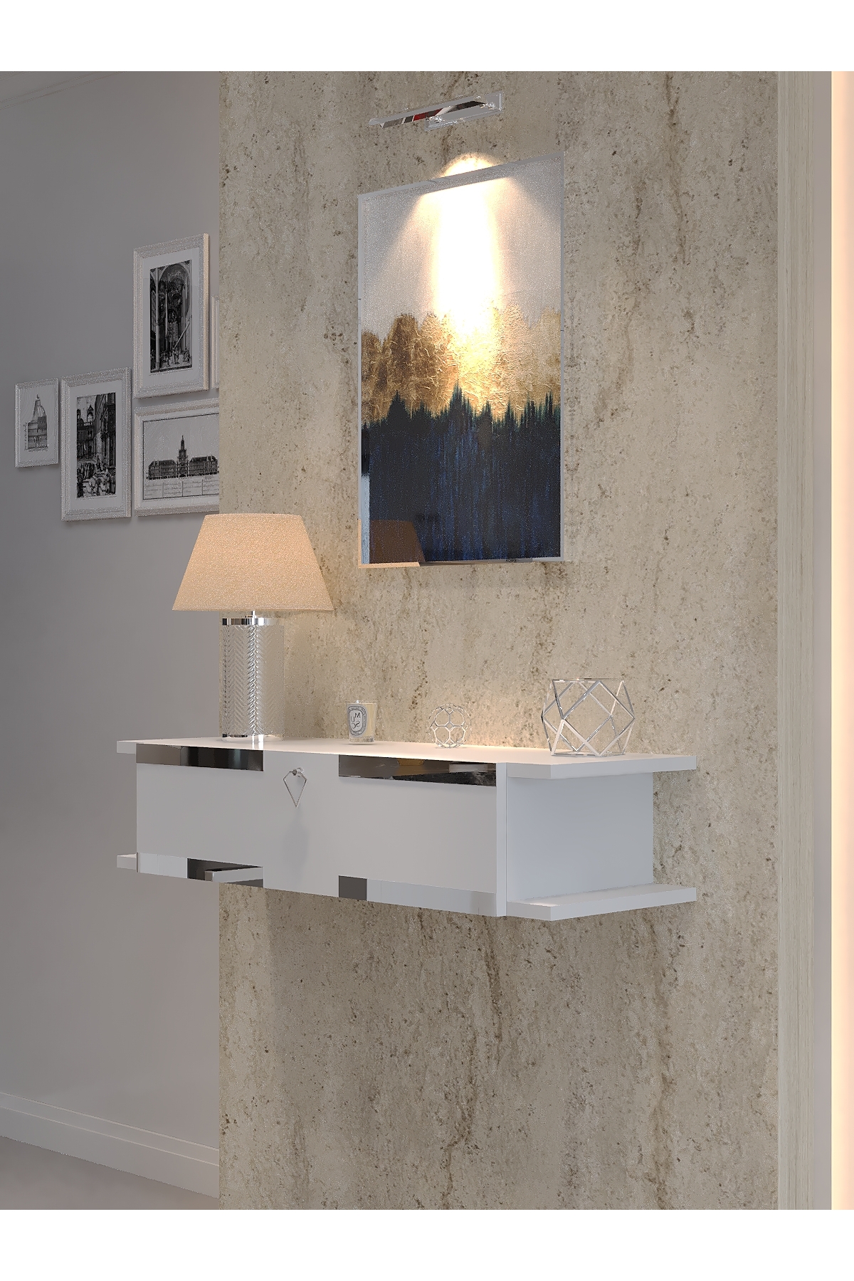 KARNAVAL DRESUAR BEYAZ SİLVER S-DRS-1006-1