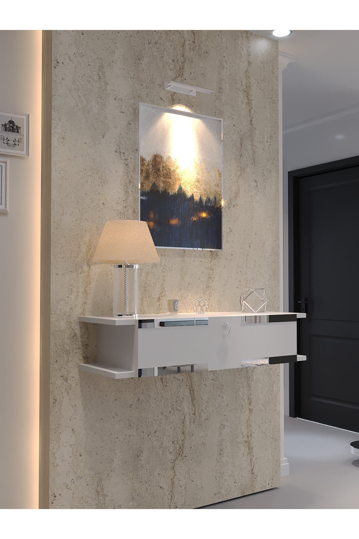 KARNAVAL DRESUAR BEYAZ SİLVER S-DRS-1006-1