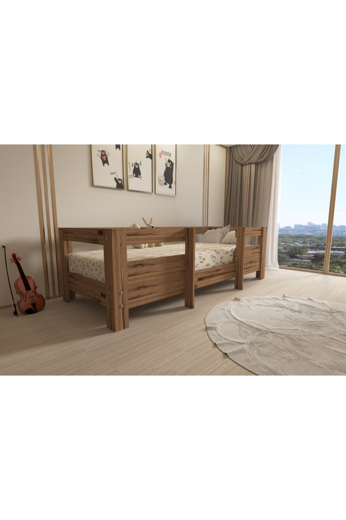 Montessori Çırağan Çocuk Karyolası 90x190 Yatak Uyumlu M5