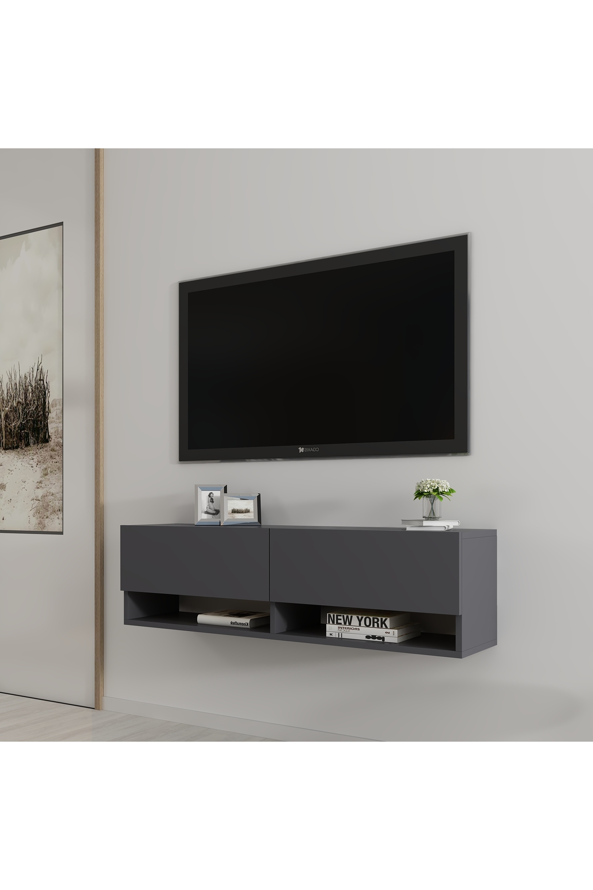 Carlos Antrasit Tv Ünitesi & Tv Sehpası
