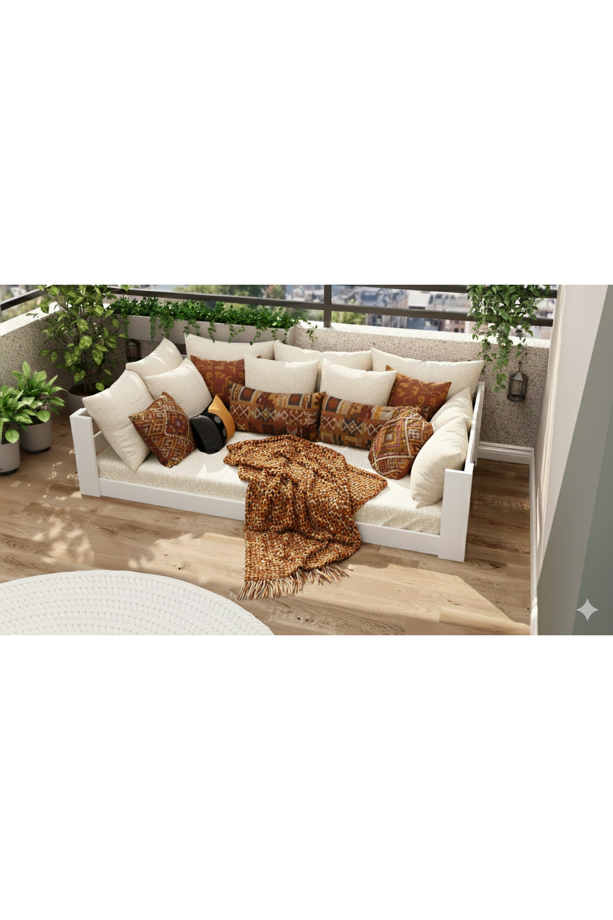 MDF Sedir Kanepe 90x190 cm (İÇ ÖLÇÜ) Mindersiz Gönderilir