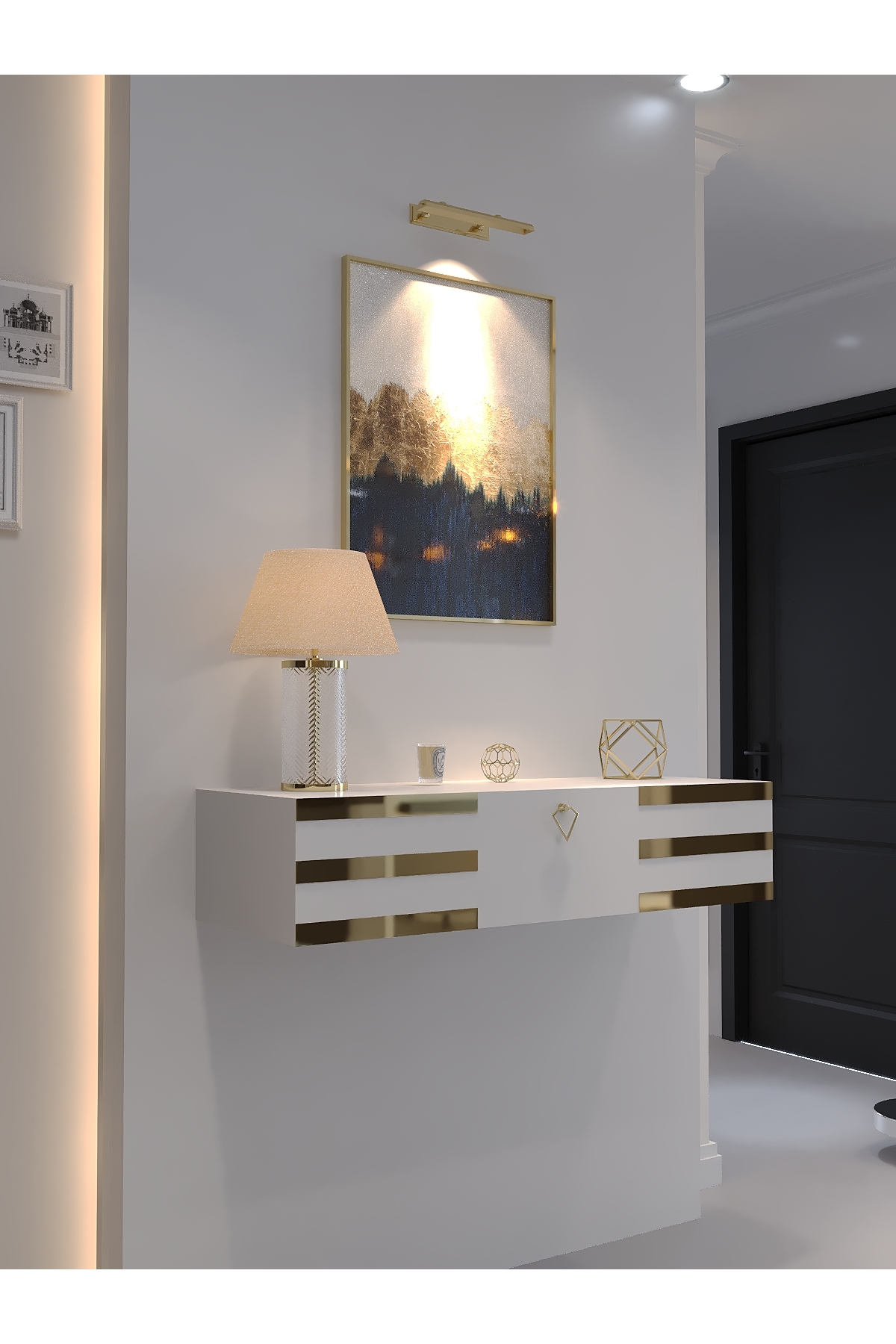 KARNAVAL DRESUAR BEYAZ GOLD G-DRS-1003-1