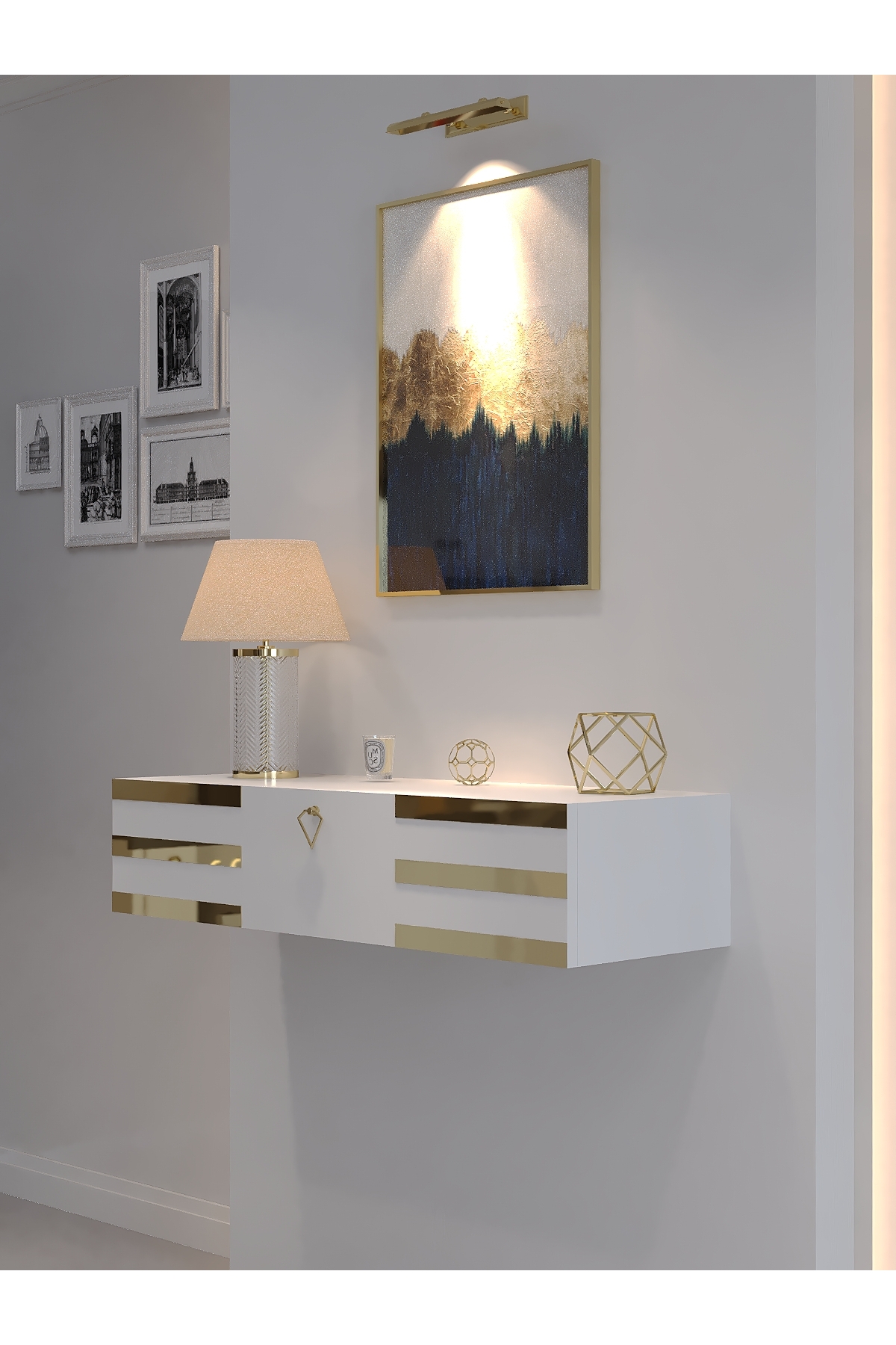 KARNAVAL DRESUAR BEYAZ GOLD G-DRS-1003-1