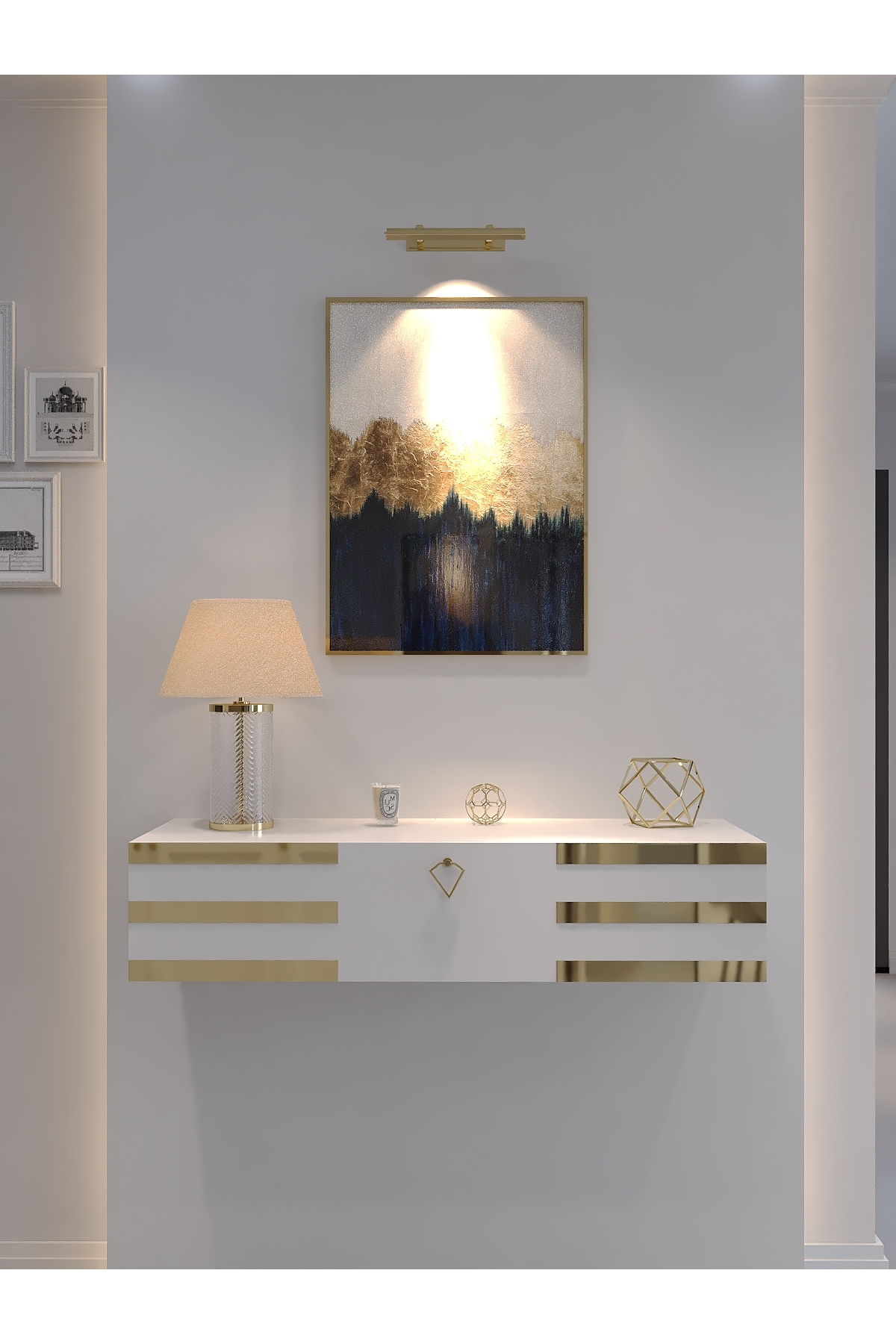 KARNAVAL DRESUAR BEYAZ GOLD G-DRS-1003-1