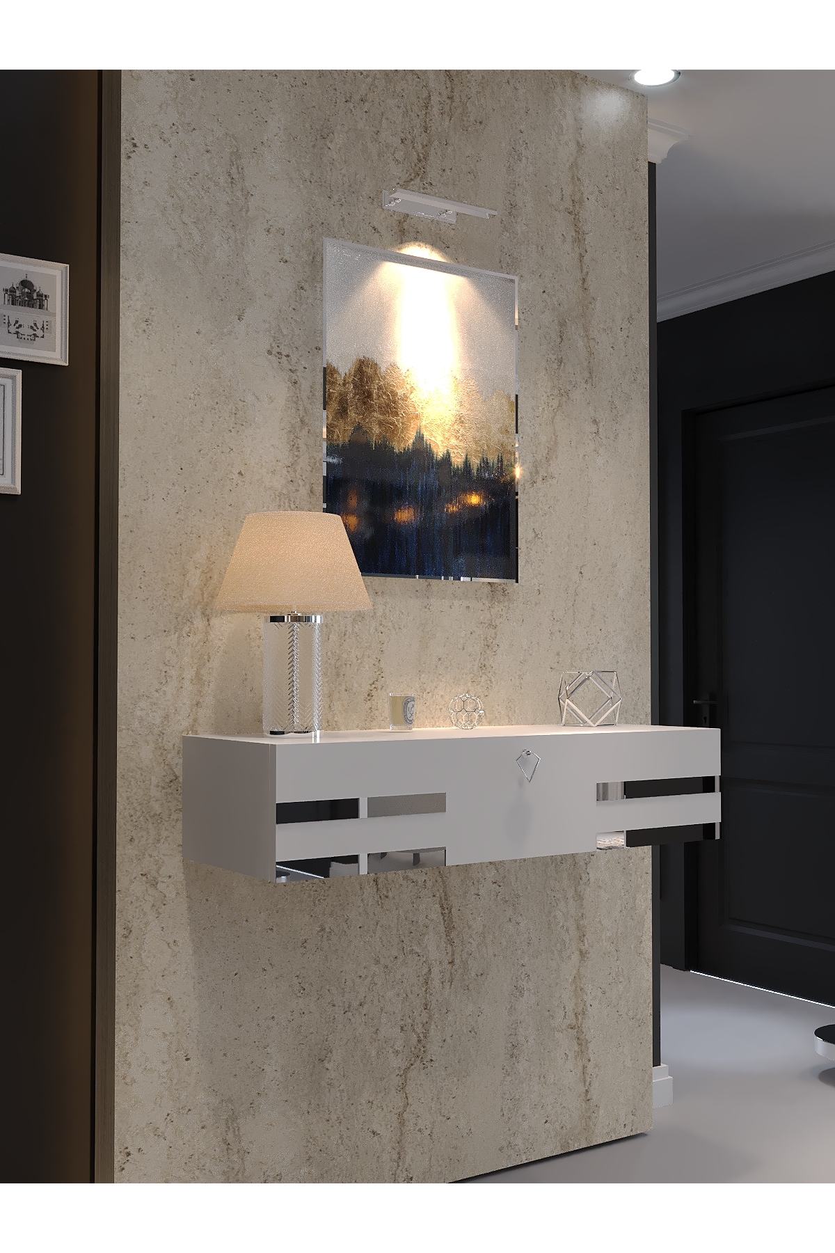 KARNAVAL DRESUAR BEYAZ SİLVER S-DRS-1002-1