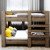 Ninnimo 90x190 Yatak Uyumlu Ceviz Star Ranza- R96-2 3