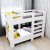 Ninnimo 90x190 Yatak Uyumlu Beyaz MDF Star Ranza- MR96-1 1