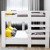 Ninnimo 90x190 Yatak Uyumlu Beyaz MDF Star Ranza- MR96-1 3