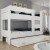 Ninnimo 90x190 Yatak Uyumlu Beyaz Mdf Genç Ranza- MR20-1 3