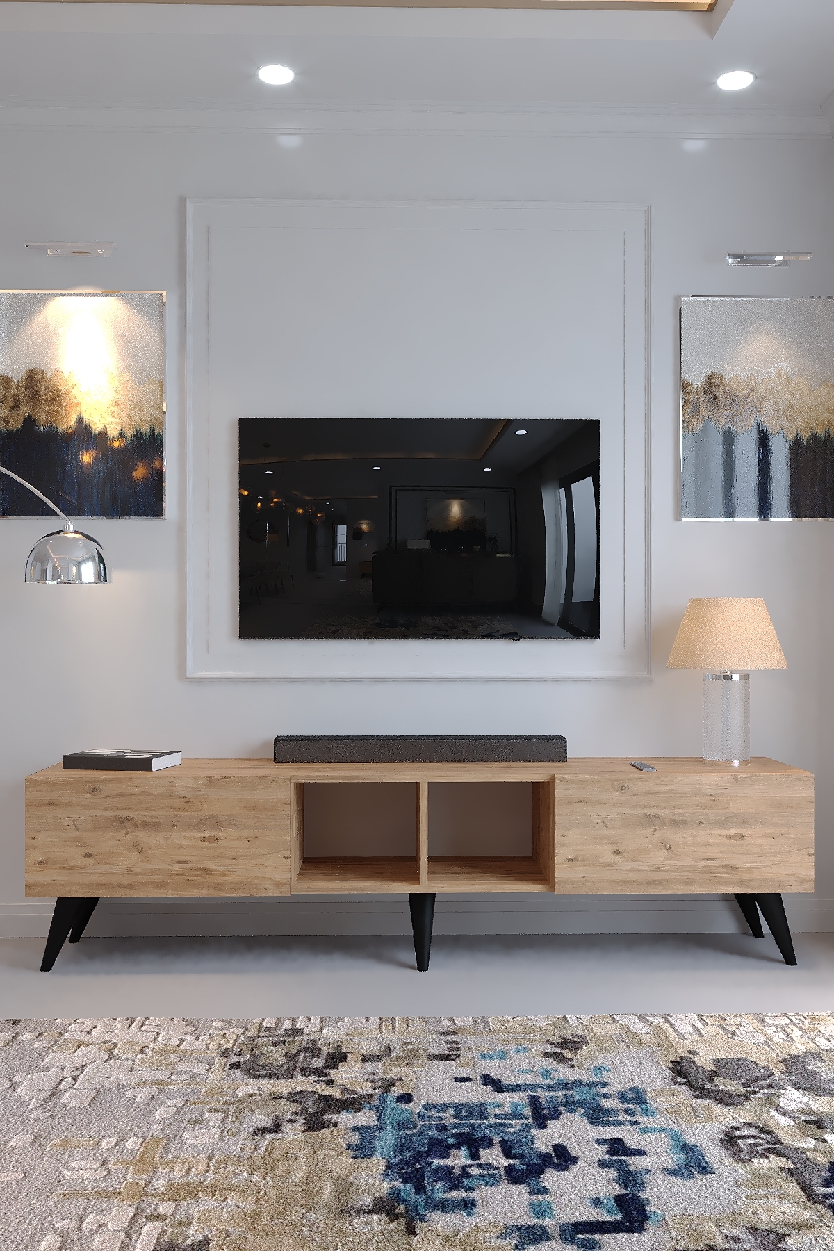 KARNAVAL TV ÜNİTESİ - A1-W1005-6 ÇAM