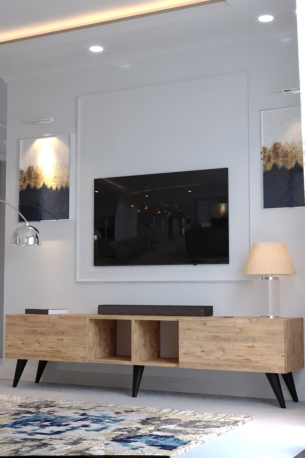 KARNAVAL TV ÜNİTESİ - A1-W1005-6 ÇAM
