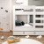 Ninnimo 100x200 Yatak Uyumlu Beyaz MDF Genç Ranza- MR20-1 100X200 1