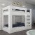 Ninnimo 90x190 Yatak Uyumlu Beyaz MDF Genç Ranza- MR47-1 2