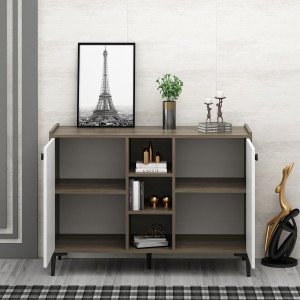 Ninnimo Lova Konsol - Çok Amaçlı Dolap Ceviz-Beyaz