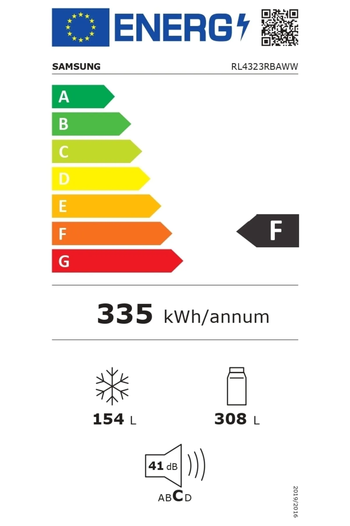 RL4323RBAWW, Alttan Donduruculu Buzdolabı, 462 Litre