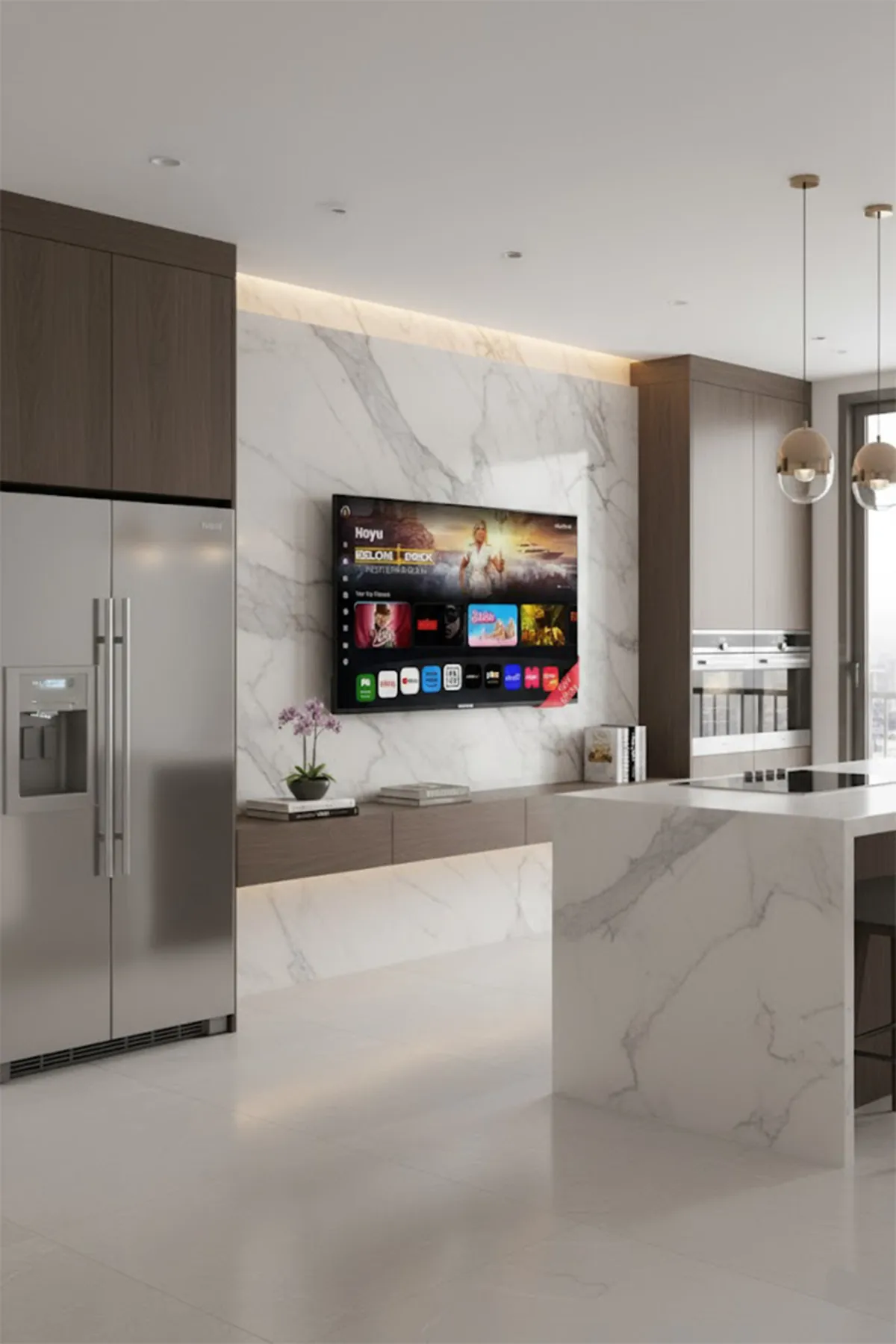 55 İnç 4K UHD Smart Televizyon | Whale OS | Dahili Uydu Alıcılı | Wi-Fi | 2 Yıl Garanti