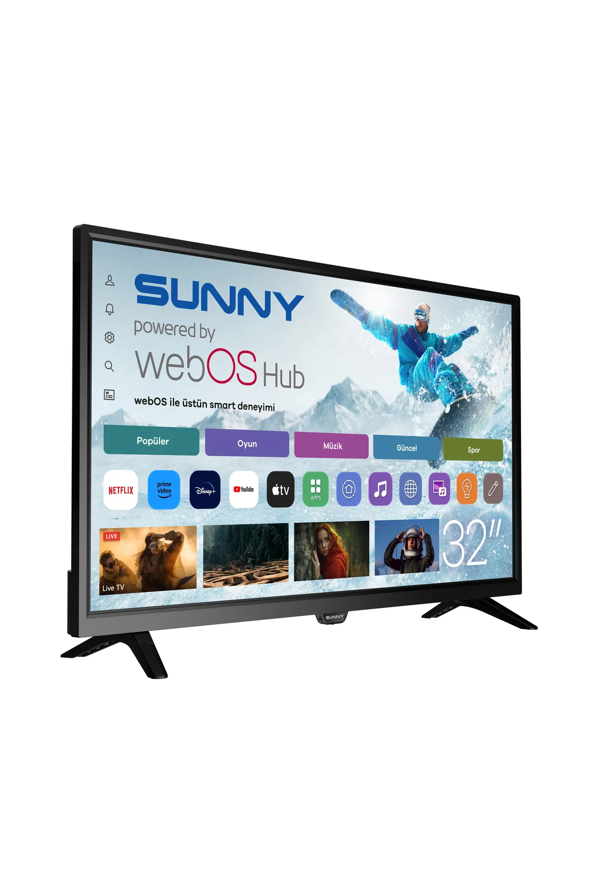 32 İnç 80 Ekran webOS 2.0 Smart LED TV (SN32DAL540)