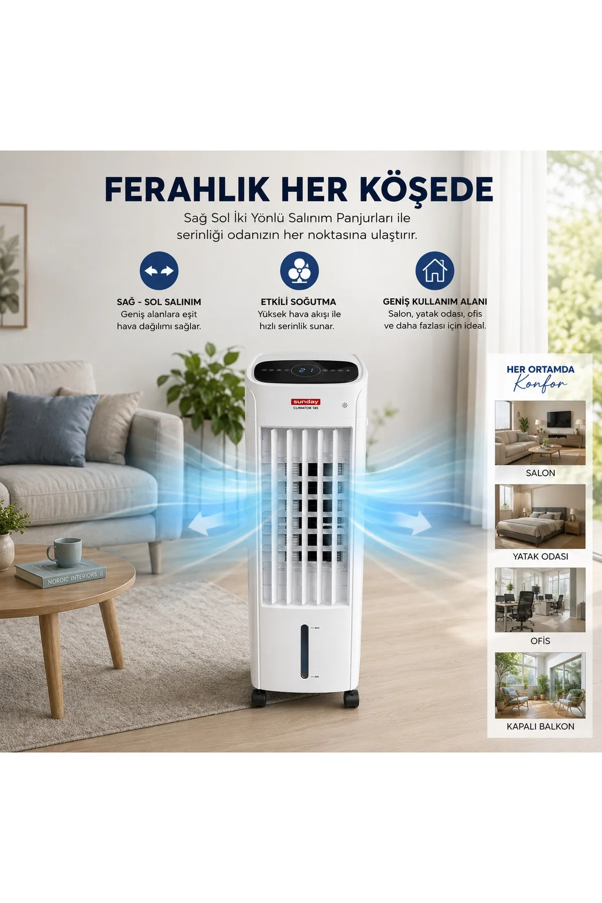 Climator 145 Hava Soğutucu Klima değildir