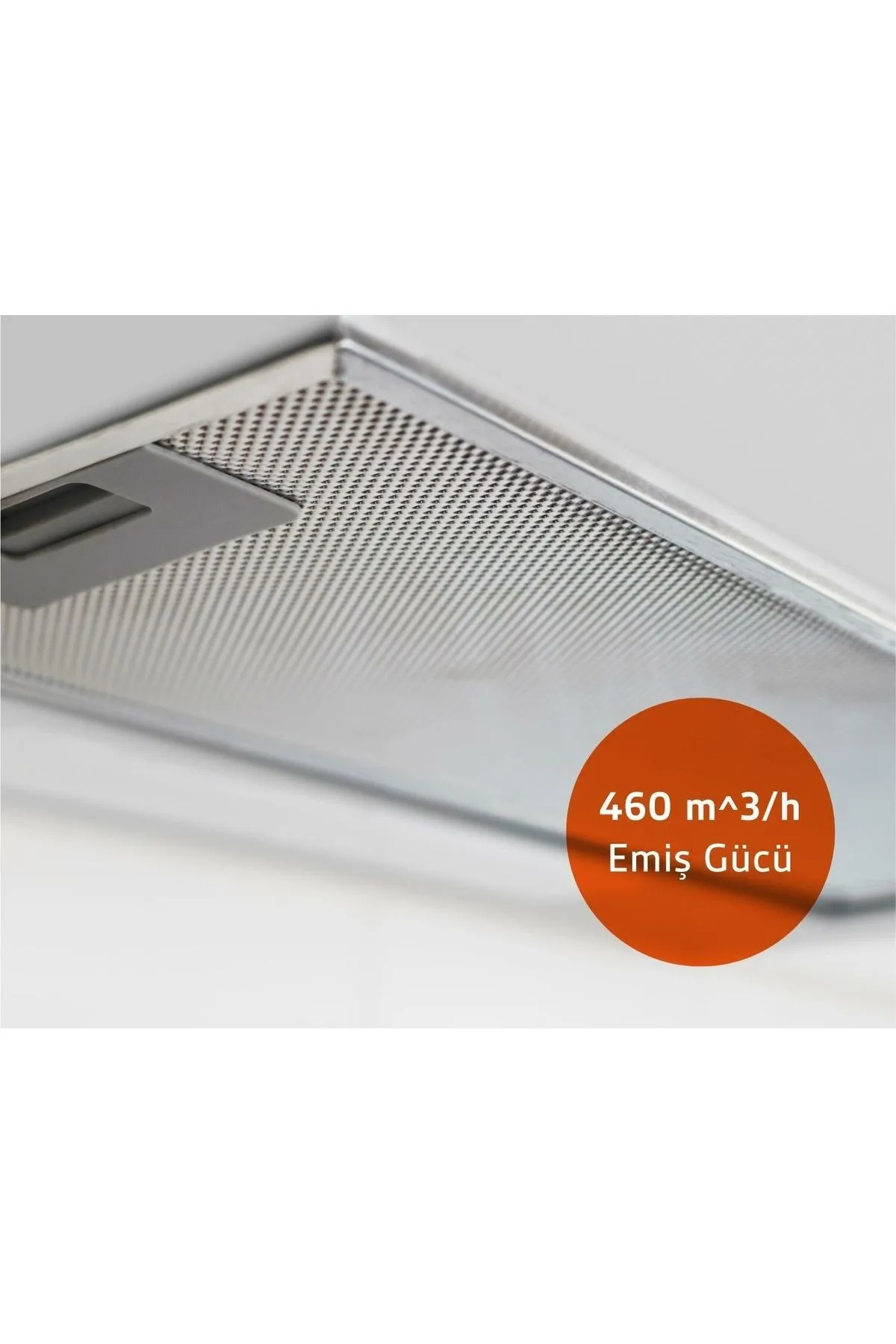 4962 İnox 60 Cm Sürgülü Çift Filtre Çift Motor Aspiratör