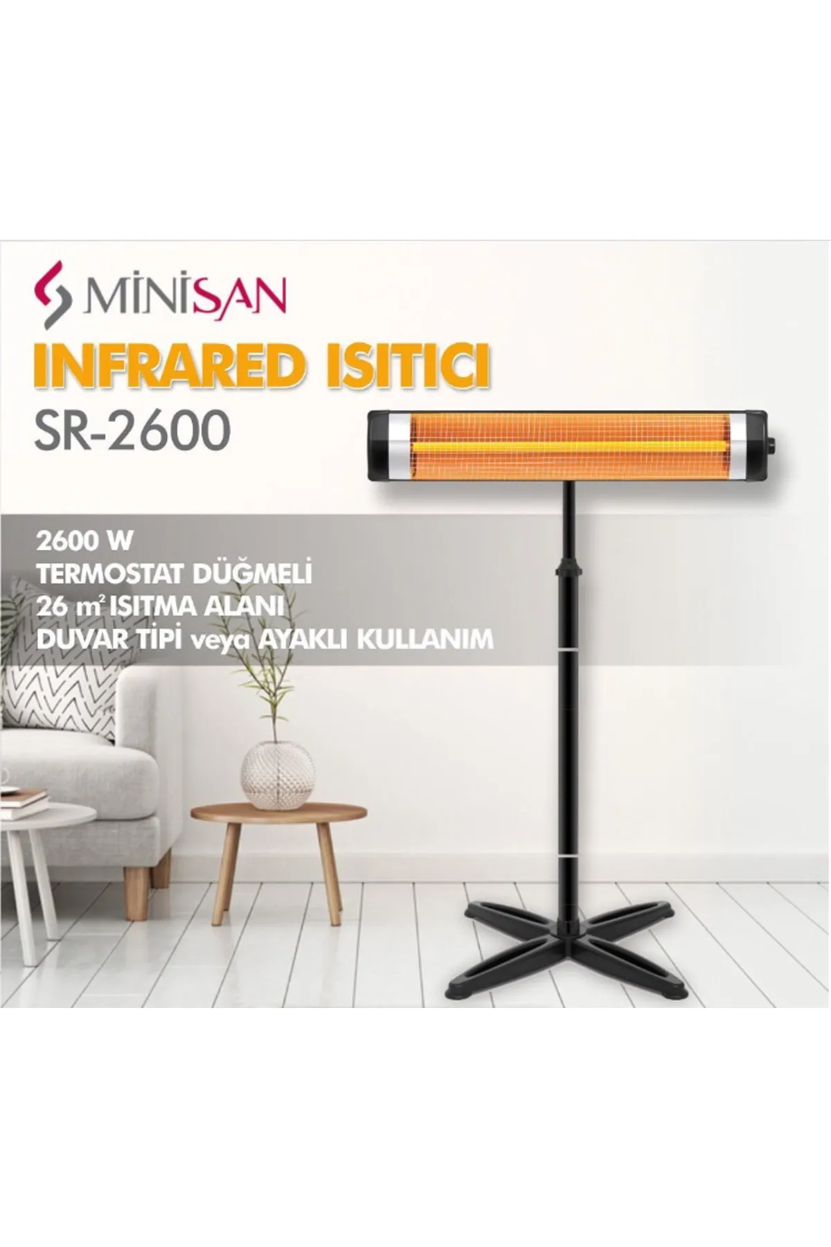 Sr 2600 Infrared Isıtıcı