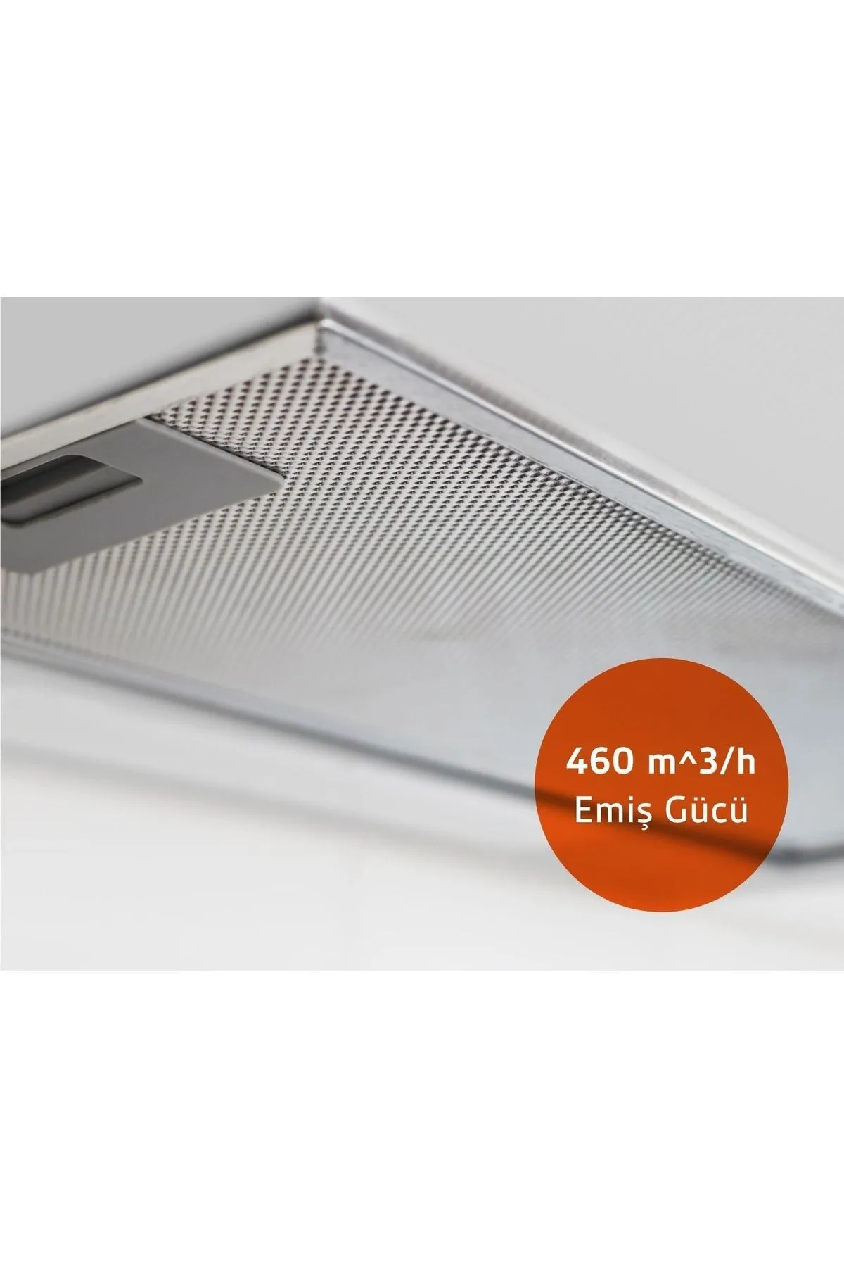 4960 Beyaz 60 Cm Sürgülü Çift Motor Çift Filtre Aspiratör